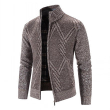 将图片加载到图库查看器,New Autumn Winter Jacket Men Warm Casual Slim Fit Fleece Jacket Elegant Jackets For Men Warm Soft Sweater Solid Jackets Casual Business Men Clothing Lightweight Hooded Jackets