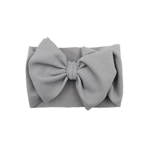 Load image into Gallery viewer, Baby Girls Headband Toddler Big Bow Hairband Cute Solid Stretch Turban For Baby Girls