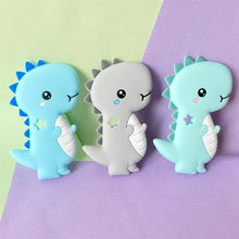 Load image into Gallery viewer, Dinosaur Teether Teething Animal Shape Chewable Chewing Toys For Baby Boys And Girls BPA Free Food Pefect Gift