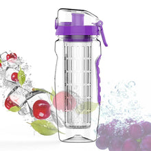 将图片加载到图库查看器,900mlFruit Infuser Water Bottle Juice Shaker Sports Lemon Water Bottle Fitness Sport Fruit Drinking Bottles Gadget For Fitness Sport and Excerises In Modern New Trend Design