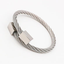 Load image into Gallery viewer, Luxury Modern Rich Style Royal Roman Bracelets & Bangles Love Bangle Bracelet For Men Stainless Steel Rectangle Bracelet Men's Jewelry Great Gift Idea