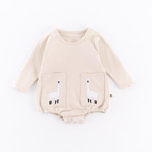 Load image into Gallery viewer, Romper Set Fashion Cartoon Bodysuit Hat and Pant Clothing Set Cute Animal Newborn Baby Clothes Pajamas