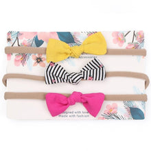 将图片加载到图库查看器,Cute Bow Baby Headband for Girl Nylon Head Bands Turban Newborn Headbands Hairbands for Kids Baby Hair Accessories For Baby