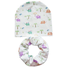 将图片加载到图库查看器,Modern Cartoon Cotton Baby Hat Winter Baby Girls Hat Newborn Boys Hats Kids Cap Scarf Set Children Beanies For Kids With Scarf