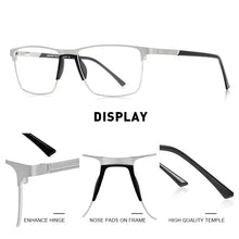 Load image into Gallery viewer, MERRYS DESIGN Men’s Titanium Glasses – Ultralight Square Prescription Frame