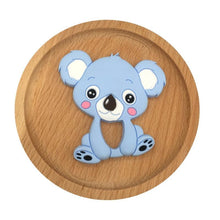 将图片加载到图库查看器,1pc Unique Baby Koala Silicone Teether Teething Chew Toy Nursing Tool Pendant Food Grade Silicone