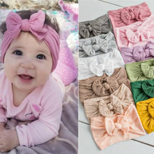 Load image into Gallery viewer, Modern Baby Headband Turban Flower Bow Newborn Baby Girl Headbands Elastic hairband For Girls Baby