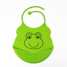 将图片加载到图库查看器,Silicone Baby Bibs waterproof Baby Saliva Towel Animal Adjustable Cloths Bandana Soft Feeding Cartoon Bib For Kids