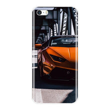 Load image into Gallery viewer, Cute Clear Flexible Silicone Auto Boys Design Back Cover For iPhone 5 S 5C 5S SE Car Sports Car Cool Men Fashion Silicone Soft Phone Case For iPhone 4 S 4S Case