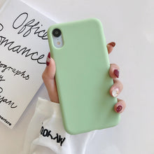 将图片加载到图库查看器,Ultra Thin Slim Fit Soft Grip Anti-Scratch Protective Cover Thicker Candy Phone Case for iPhone Soft Silicon Back Phone Cover for iPhone 12 13 Pro Max iphone Case