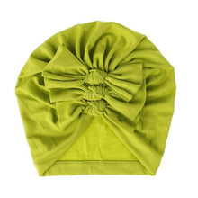 Load image into Gallery viewer, Modern Turban Baby Girls Bow Turban Hats Cotton Kids Beanie Children Hats Accessories For Girls Baby