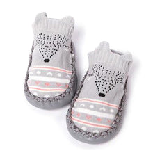 将图片加载到图库查看器,Modern Elegant Baby Girls & Boys Autumn Winter Cotton Soft Sole Cartoon Shoes Socks For Baby Kids