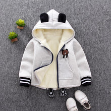 将图片加载到图库查看器,Winter Baby Warm Cotton Coat for Children Outerwear, Newborn Jacket For Infant Clothing For Boys and Girls In Bear Design For Autumn and Winter Season