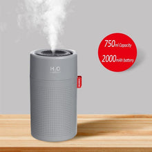 将图片加载到图库查看器,Wireless Air Humidifier USB Portbale Aroma Diffuser 2000mAh Battery Rechargeable Umidificador Essential Oil Humidificador Mist Maker