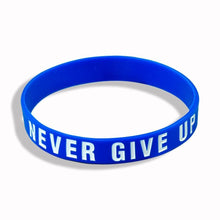 将图片加载到图库查看器,New Trend Motivation "The Road to Dreams" "Never Give Up" Inspirational Silicone Rubber Bracelet Elastic Band Brecelet for Women and Men In Unisex Design