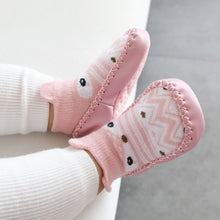 将图片加载到图库查看器,Modern Elegant Baby Girls & Boys Autumn Winter Cotton Soft Sole Cartoon Shoes Socks For Baby Kids