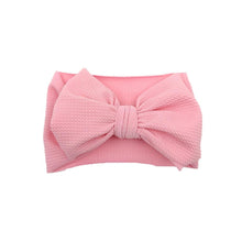 Load image into Gallery viewer, Baby Girls Headband Toddler Big Bow Hairband Cute Solid Stretch Turban For Baby Girls