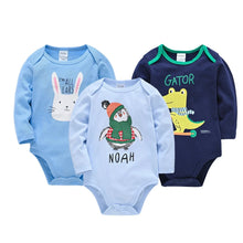 Load image into Gallery viewer, 3/6 PCS Kavkas Cotton Baby Bodysuit Long Sleeve Set for Newborn Boys & Girls 0β12 Months