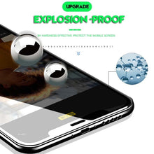 Load image into Gallery viewer, 20D Full Cover Tempered Glass For iPhone 11 12 13 mini Pro X XR XS Max Screen Protector For iPhone 6 7 8 Plus SE Protective Film HD Clear Easy Installation Frame 9H Hardness Bubble Free Anti-Scratch & Anti-Fingerprint
