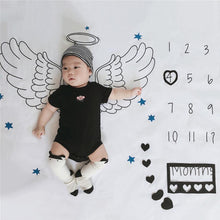 Load image into Gallery viewer, Newborn baby Monthly Growth Blanket Photography Props Background Cloth For Baby