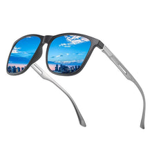 Load image into Gallery viewer, Square High Quality Titanium Sunglasses for Men Polarized Sunglasses With Mirror Gradient Glasses Titanium TR90 Frame Oculos De Sol gafas and UV400 Protection