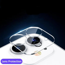 Load image into Gallery viewer, 3 In 1 2PCS Front+Back+Lens Full Cover Tempered Glass Film For iPhone 12 11 Pro Max Mini Screen Protector For iPhone 13 Pro Max Glass Temper Glass Film Temper Glass Film Premium HD Clarity Anti-Fingerprint/Scratch for iPhone
