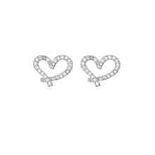 将图片加载到图库查看器,Wholesale 925 Silver Heart Zircon Earrings for Women 2020 New Trend Personality Lady Fashion Jewelry