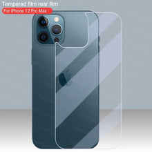 Load image into Gallery viewer, Back Tempered Glass For Iphone 12 11 13 Pro Max Xs Max Xr X 14 Pro Max Screen Protector Glass For Iphone 7 8 6 6s Se 13 12 Mini Anti-scratch Back Screen Guard For Iphone