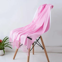 Load image into Gallery viewer, 2022 Tassel Women’s Scarf – Designer Shawl, Wrap & Hijab Pashmina