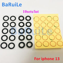 Load image into Gallery viewer, 10set Back Camera Glass Lens Rear Camera Glass Glue For iPhone 11 12 13 Pro Max 13 Mini 14 14P Replace Repair Spare Part Camera Lens Protector For iPhone