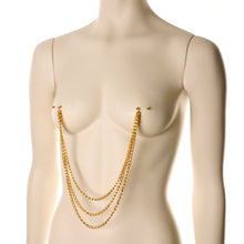 将图片加载到图库查看器,5/8 Handcrafted Electro Plated Triple Threat Dangle Nipple Chain