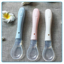 Load image into Gallery viewer, 3PCS/SET Baby Soft Silicone Spoon Food Grade Infant Feeder Safety Tableware Learning Spoons Kid Boy Girl Toddler Flatware Feeding Spoons For Kids