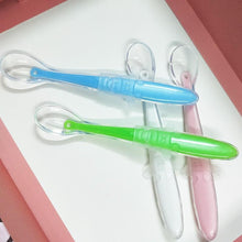 Load image into Gallery viewer, Baby Full Silicone Soft Training Spoon Children Tableware Perfect Gift For Parents Baby Boys Or Girls Unique Design