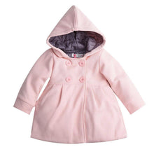 将图片加载到图库查看器,NEW 2020 Modern Toddler Baby Girls Warm Fall Coat Hooded Newborn Infant Girls Cute Princess Jacket Long Sleeve In Elegant Design