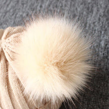 将图片加载到图库查看器,Trend Cute Newborn Baby Winter Warm Hats Infant Kids Girls Boys Knit Hat With Pompom Ball Beanie Caps For Girls