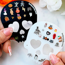 Load image into Gallery viewer, Skull Travel Flat Back Earring Palette