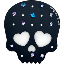 Load image into Gallery viewer, Skull Travel Flat Back Earring Palette