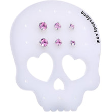Load image into Gallery viewer, Skull Travel Flat Back Earring Palette