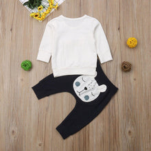 Load image into Gallery viewer, Newborn Baby Boys Clothes Bear Warm Winter Tops T-shirt Pants Outfits Clothes Set Clothes For Boys In Modern Style