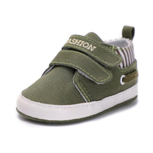Load image into Gallery viewer, First Walkers Infant Babies Shoes Sole Soft Canvas Solid Footwear For Newborns Toddler Classic Style Sneakers