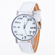 将图片加载到图库查看器,Ladies Watch Fashion Math Function Pattern Leather Band Alloy Analog Quartz Vogue Watches Wrist Watches For Women Ladies and Girls