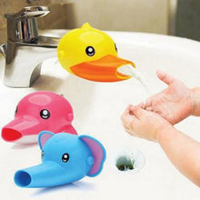 Load image into Gallery viewer, Modern Happy Fun Animals Faucet Extender For Bathroom Baby Tubs Kids Hand Washing Bathroom Sink Accessories