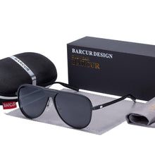 Load image into Gallery viewer, Luxury Elegent Unisex Aluminum Magnesium Sunglasses Polarized Trending Styles Black Sun glasses Sports Eyewear For Women and Men With UV400 Protection