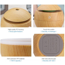 Load image into Gallery viewer, USB Aroma Humidifier Essential Oil Diffuser Ultrasonic Cool Mist Air Purifier 7 Color Change LED Night Light