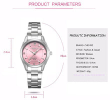 将图片加载到图库查看器,CHENXI Luxury Brand Fashion Watches for Women Rhinestone Quartz Watch Women's Casual Dress Clock Ladies Bracelet Wristwatches