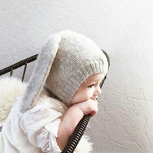 Load image into Gallery viewer, Baby Rabbit Ears Hat Infant Toddler Knitted Caps for Baby Bunny Beanie Hats Accessories