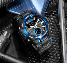 Load image into Gallery viewer, Modern Luxury Sport Watch For Men Fashion Casual Alarm Clock 50M Waterproof In Military Chrono Dual Display Style Wristwatches Relogio Masculino