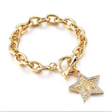 将图片加载到图库查看器,Modern New Fashion Elegant Chain Medalon Bracelet Amazing Luxury Classic Bracelet Women's Gold Bracelets Vintage Tree Of Life