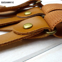 Load image into Gallery viewer, Men Suspenders Pants 2*100Cm 6 Buckles Men's Suspenders Adjustable Elasticity Braces Suspenders Women's Pants Braces Man