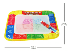 将图片加载到图库查看器,Baby Kids Drawing Water CDarpet with Magic Pen Doodle Painting Picture Water Drawing Play Mat in Drawing Toys Board Gift